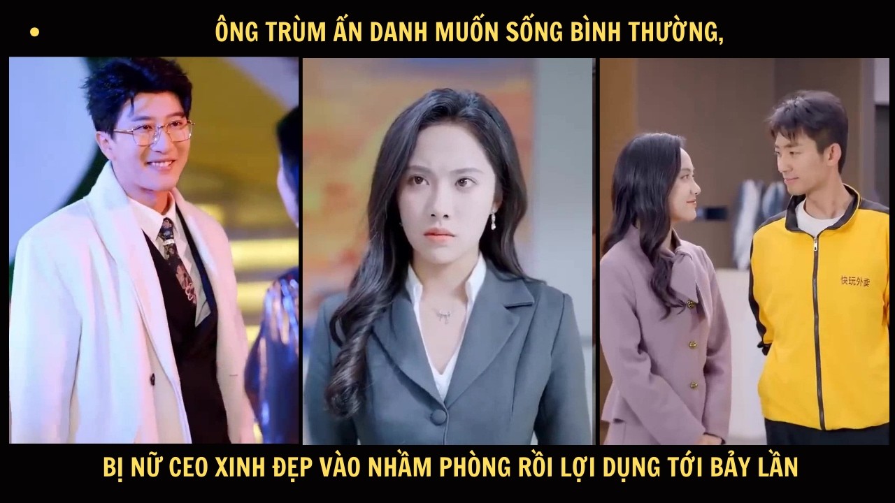 Ông trùm ẩn danh muốn sống bình thường, bị nữ CEO xinh đẹp vào nhầm phòng rồi lợi dụng tới bảy lần