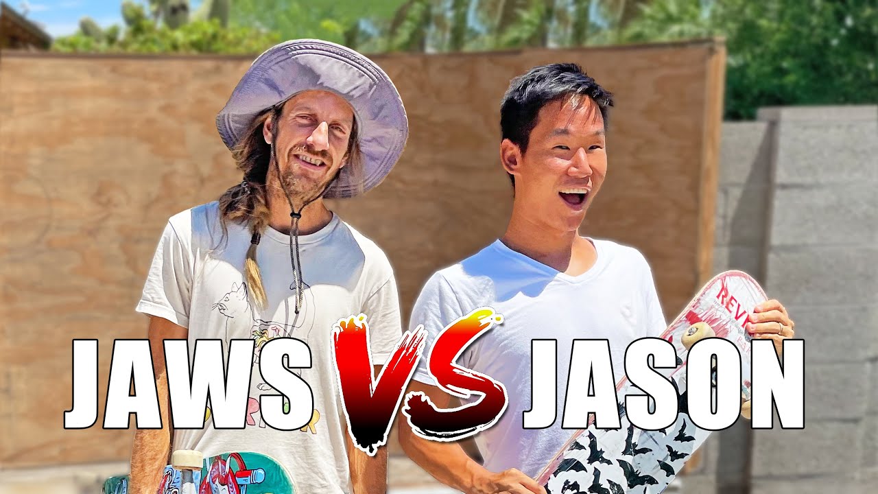 AARON JAWS HOMOKI VS JASON PARK - QUARTER PIPE GAME OF SKATE