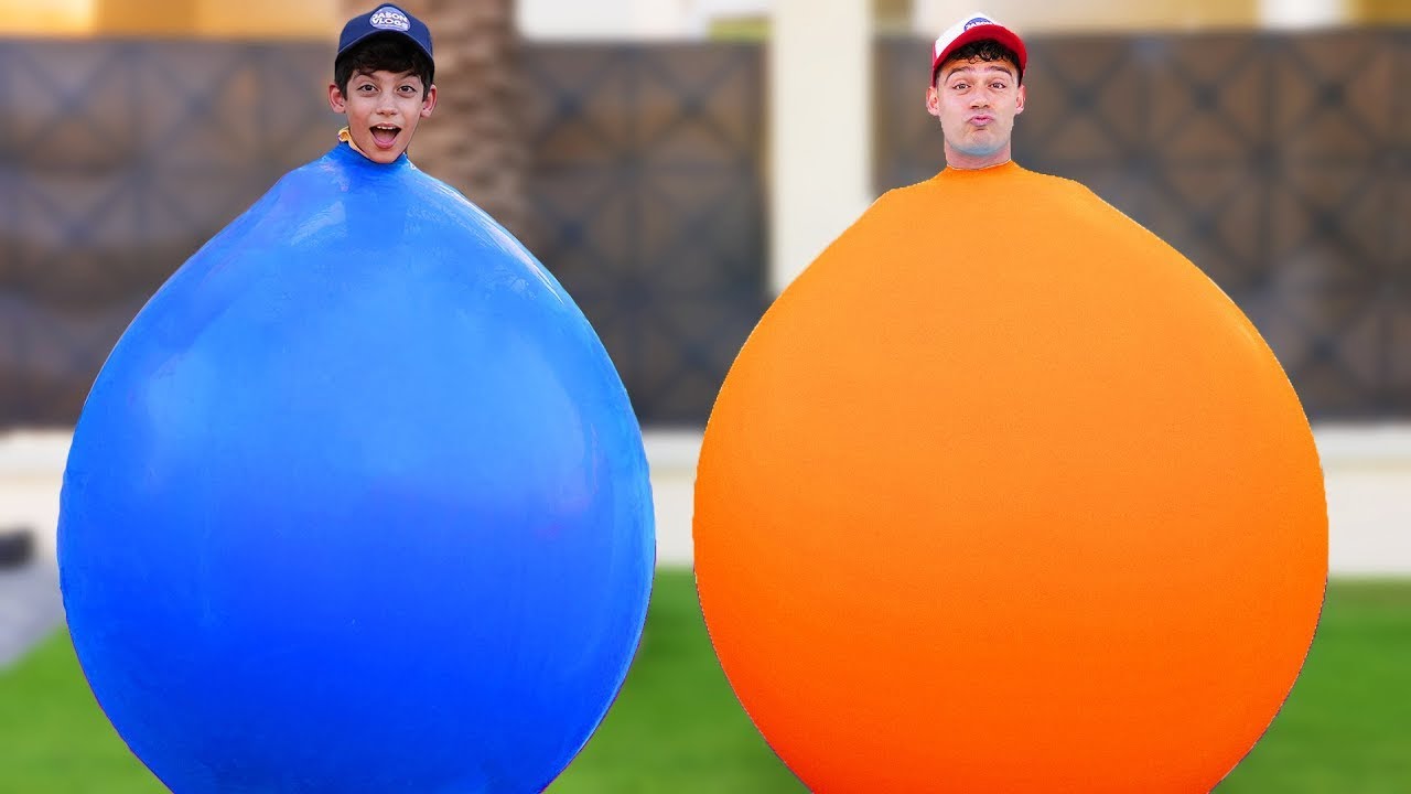 Petualangan Jason dan Alex dengan Balon Udara Lucu dalam Ukuran Asli
