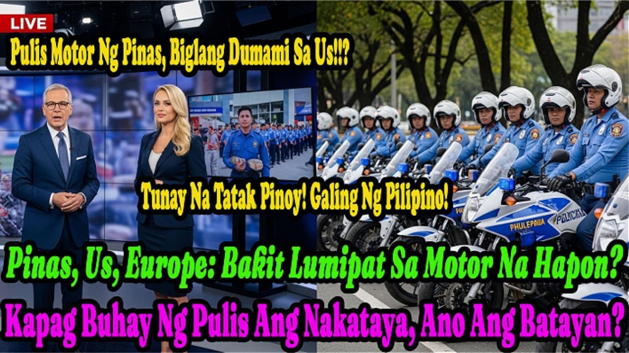 Buhay Ng Pulis-pinoy, Sinagip Ng Motor Ng Japan! Kaya Ito Pinili Ng Us. Ang Sikreto Sa 10t Yen!
