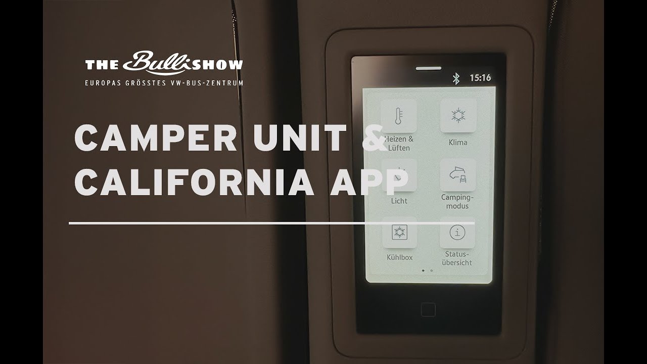 VW California 2025: Die neue Camper Unit & VW California App im Detail