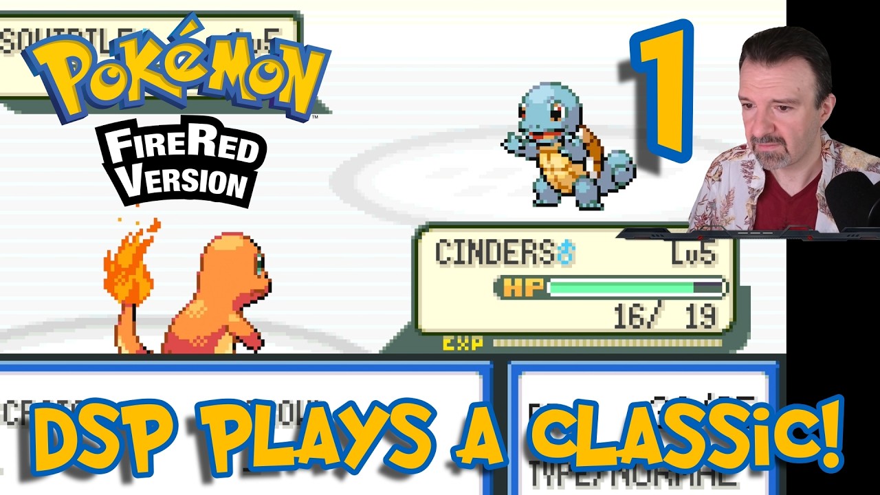 DSP Plays a Certified CLASSIC For the 1st Time! DSP Plays It: Pokemon FireRed (Switch 2) Pt1