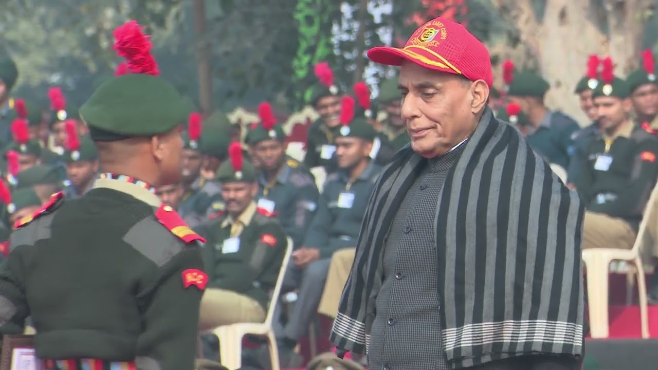 Raksha Mantri Rajnath Singh VIP Visit at RDC 2023 at DGNCC Camp Delhi Cantt | Defence Minister Visit