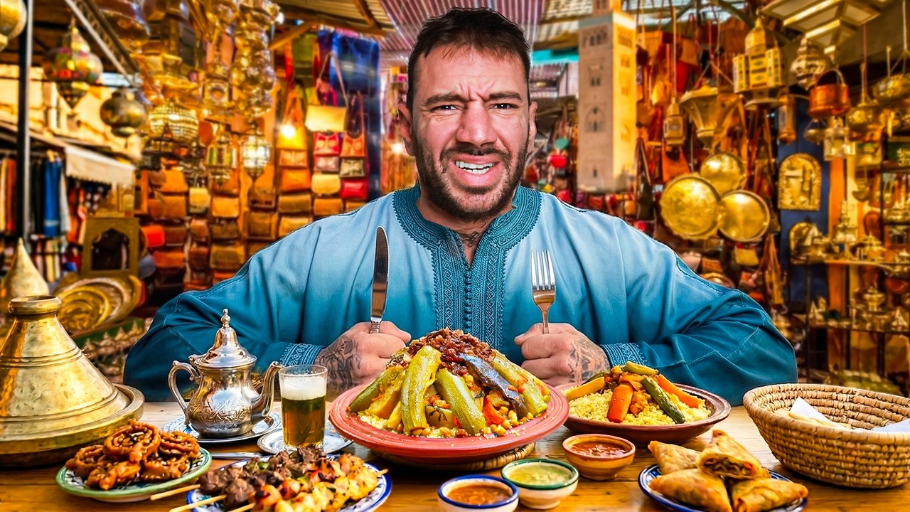24 Ώρες Μόνο Street Food Στο Μαροκο! 