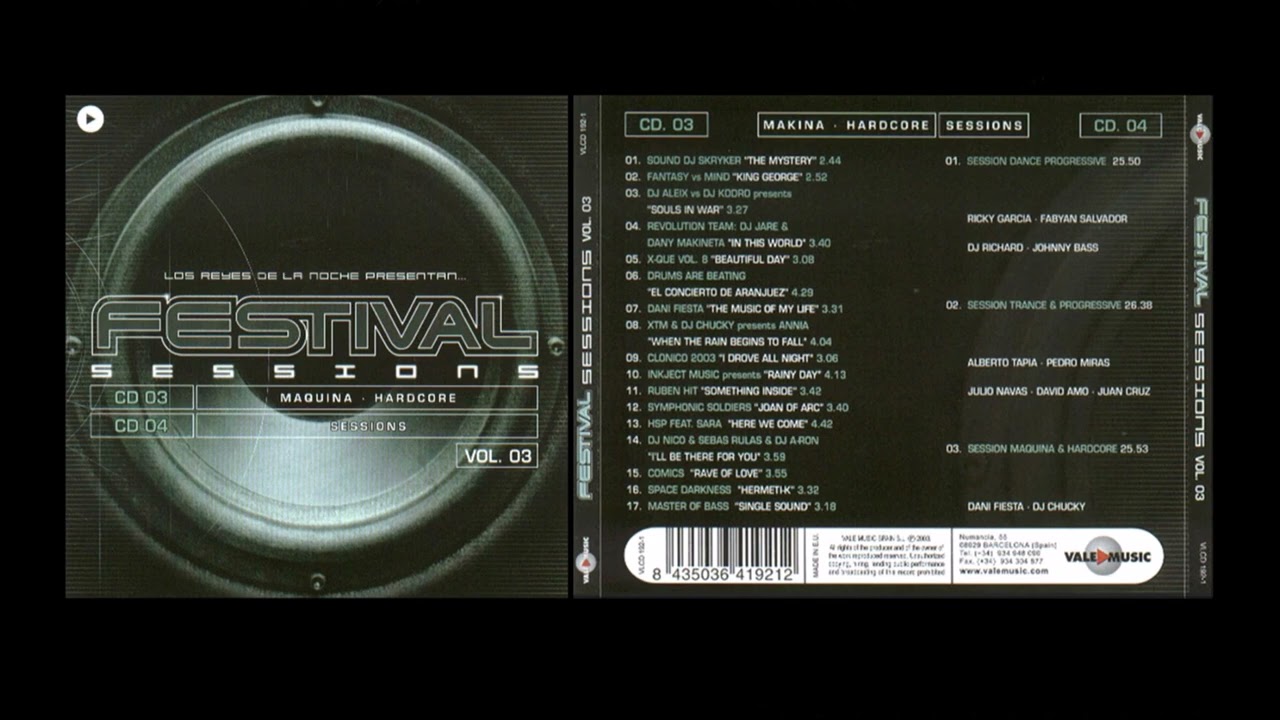 ALBERTO TAPIA, PEDRO MIRAS, JULIO NAVAS, DAVID AMO & JUAN CRUZ @ FESTIVAL SESSIONS VOL. 3 [CD3-02]