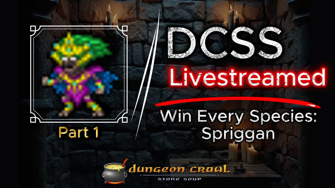 DCSS – Spriggan Hedge Wizard Of Uskayaw | Win Every Species Challenge