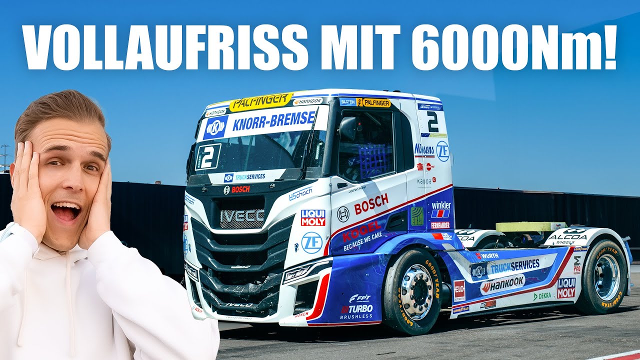 So fährt ein 1150PS Renntruck! 400k€ & Wassergekühlte Bremsen!