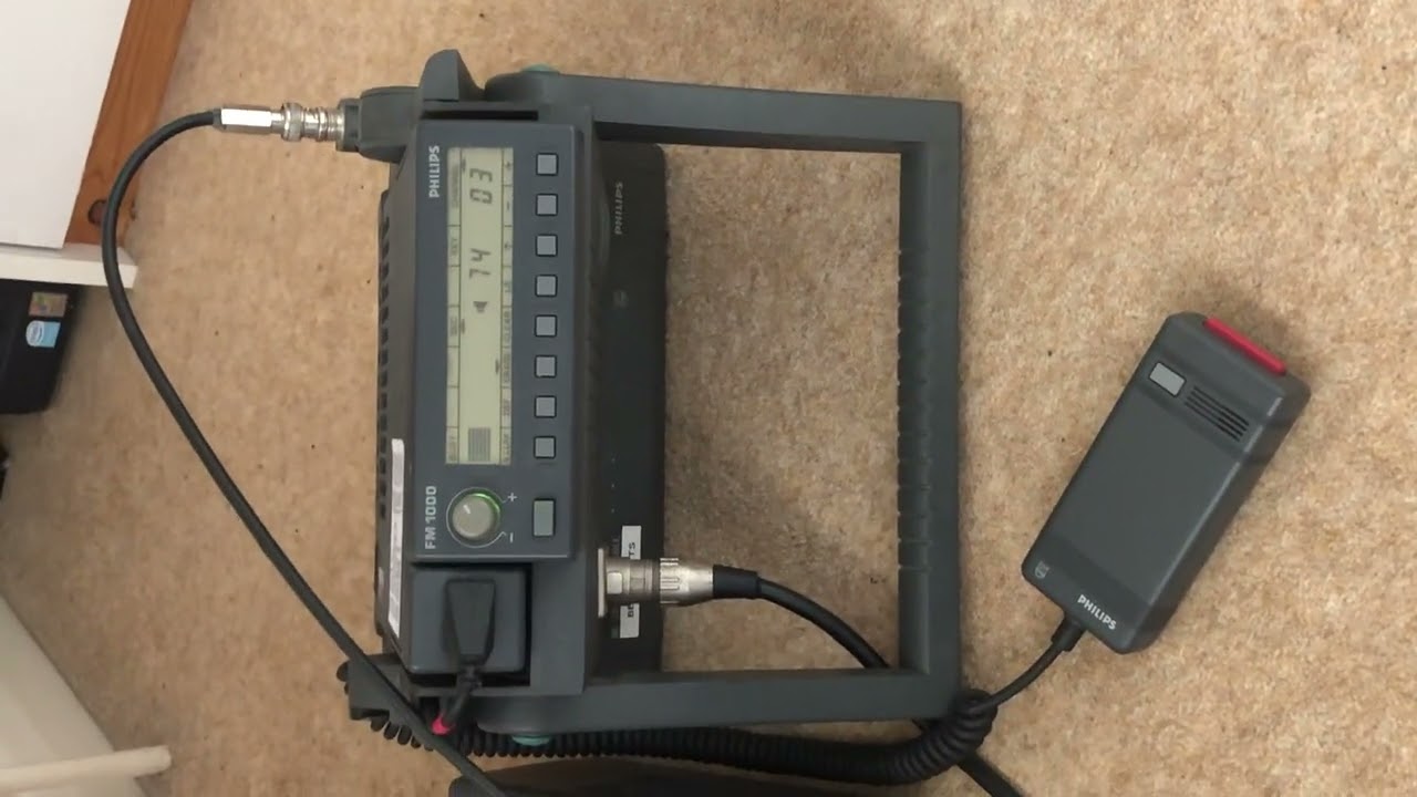 Philips FM1000 VHF Transportable In Action