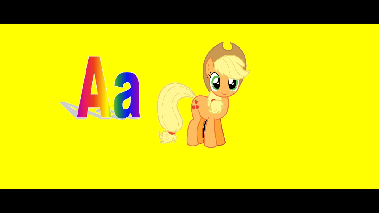My Little Pony Equestria Girls Fun Phonics Alphabet Learn ABCS!