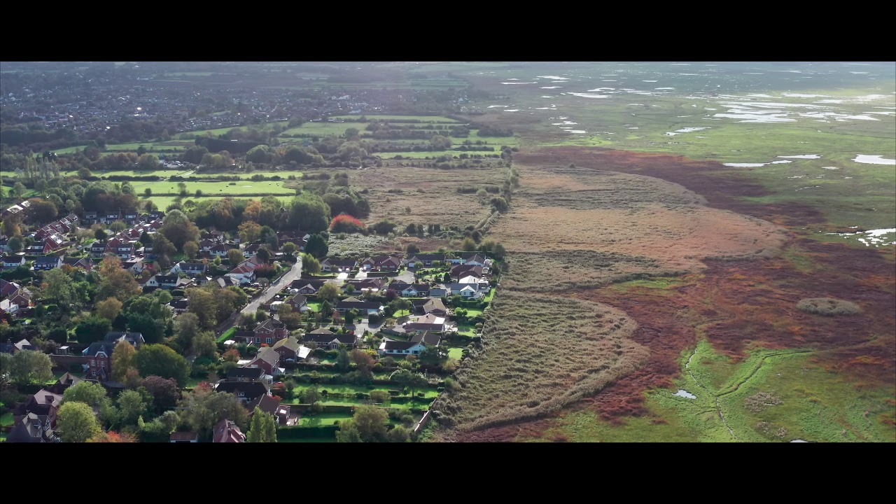 Parkgate Wirral from above.