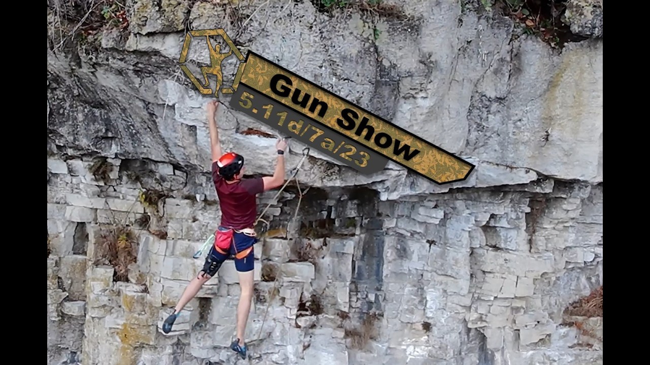 Gun Show (Onsight By ShurikSkalolaz) 5.11d/7a/23, South Ontario Climbing, Crag Next Door (CND)