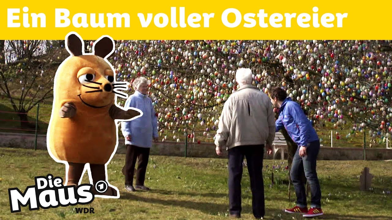 Ostereierbaum mit 10.000 Eiern | DieMaus | WDR