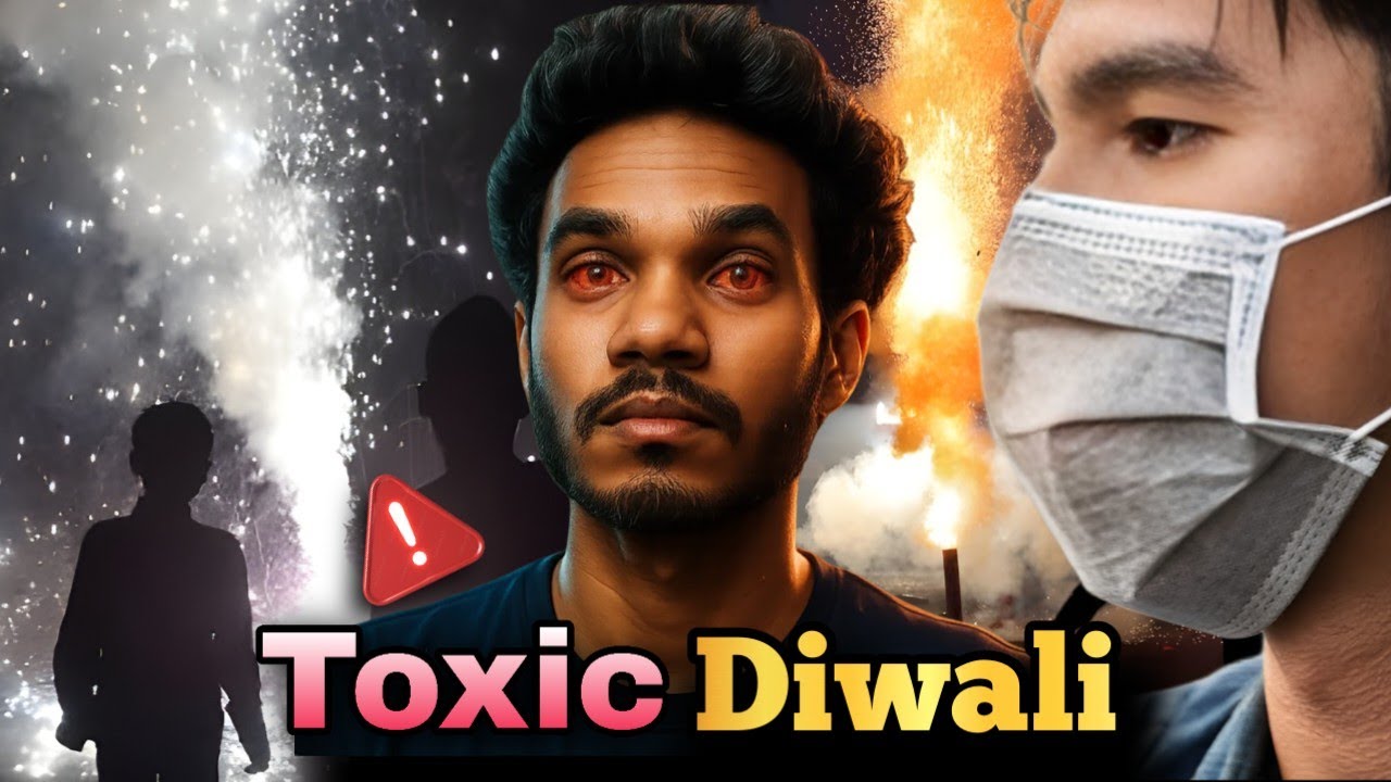 🥺 The Dark Diwali Culture || Smog, AQI of North India, Cracker Side Effects || Toxic Diwali Culture