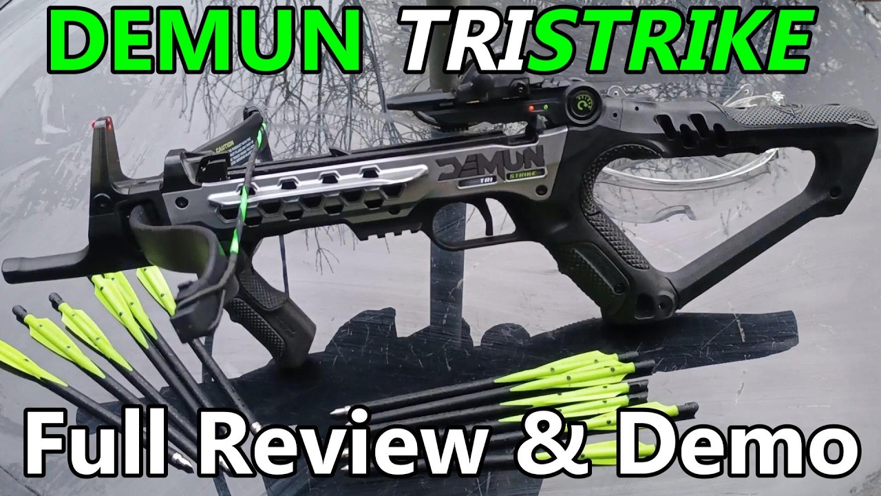 Barnett Demun Tri-Strike - Crossbow Test & Review