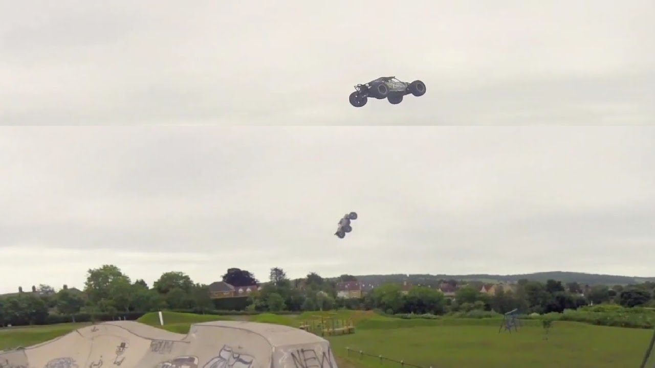 Losi dbxle bashing with Arrma outcast