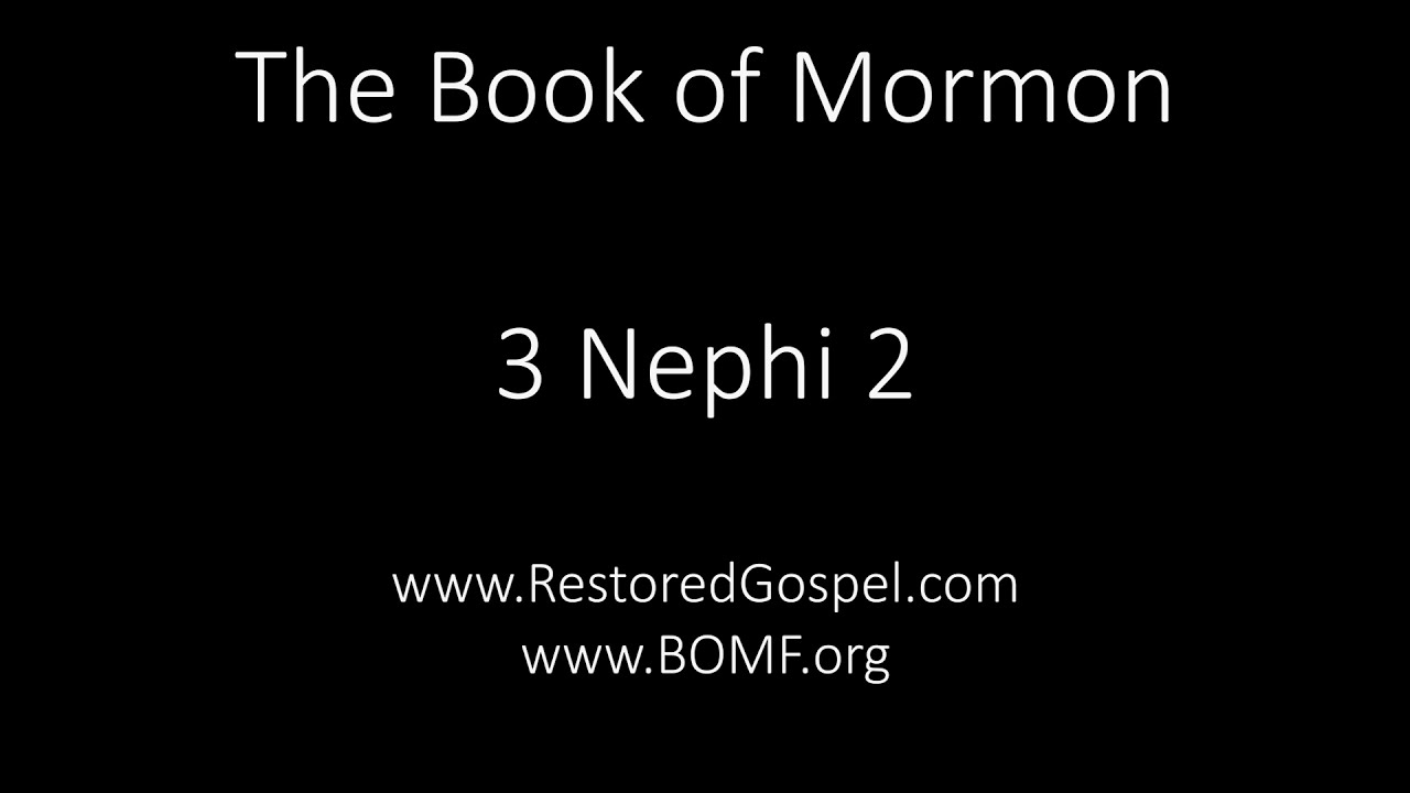 Book Of Mormon Audio: The 3rd Book of Nephi