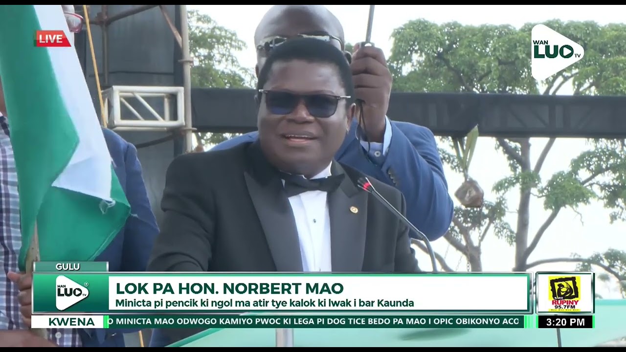 WAN LUO TV: LOK PA HON. NORBERT MAO I YUB ME DWOKO PWOC