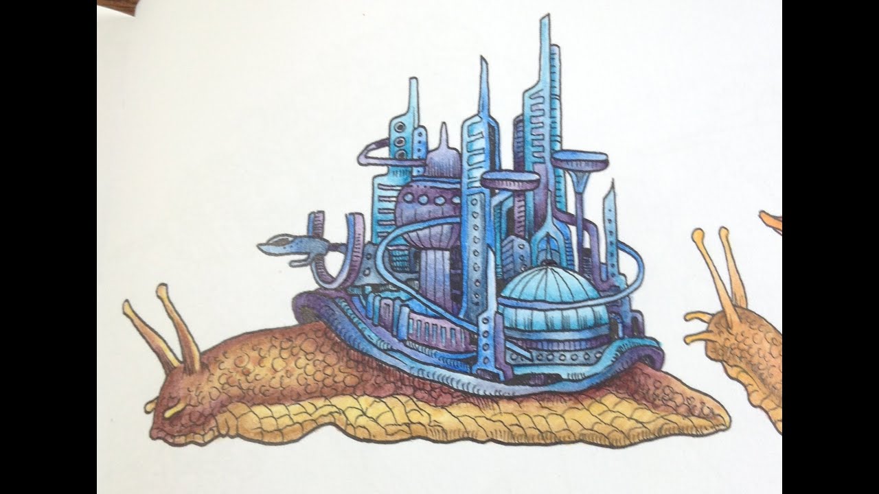 Imagimorphia - Kerby Rosanes - How to color with watercolor pencils and a Tombow blenderpen