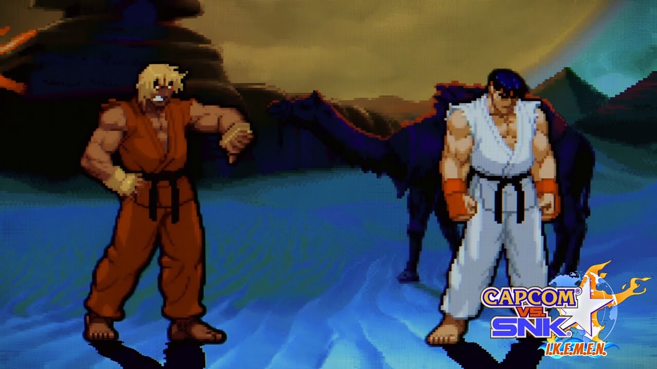 EVIL KEN VS RYU CVS/POTS - CAPCOM Vs. SNK IKEMEN GO