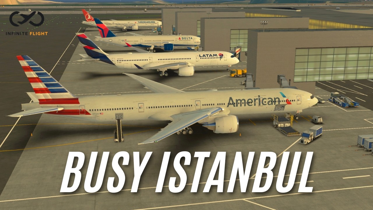 Takeoff from One of Europe's Busiest Airport | American B777 | Infinite Flight 