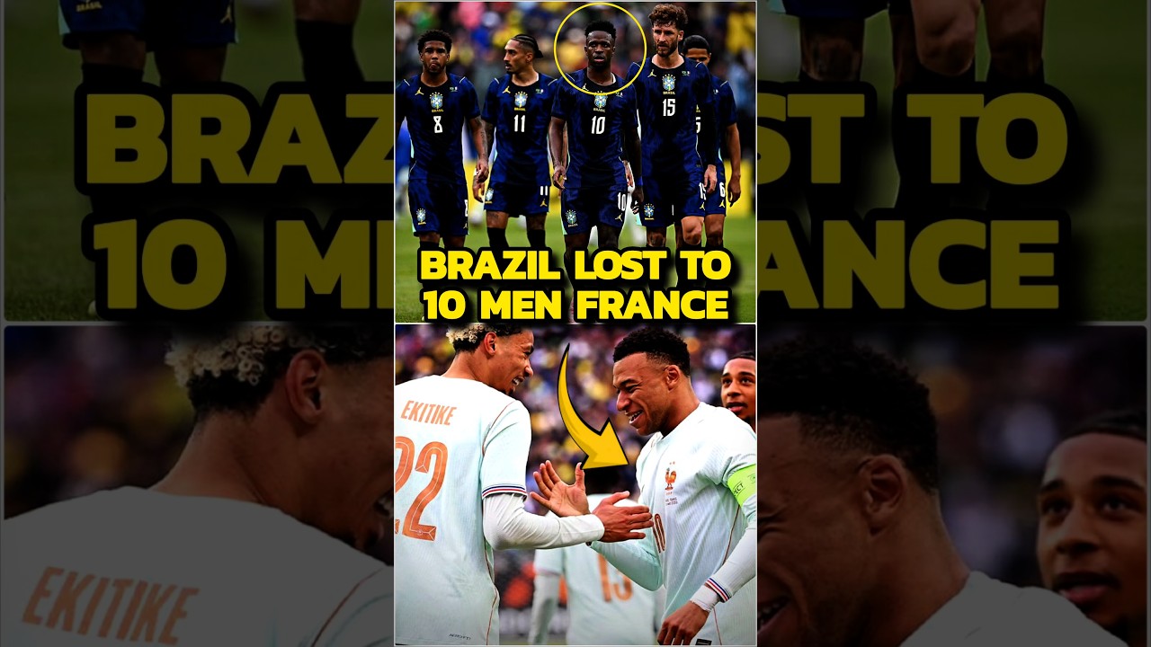 This is why Brazil lost to 10-man France 😳