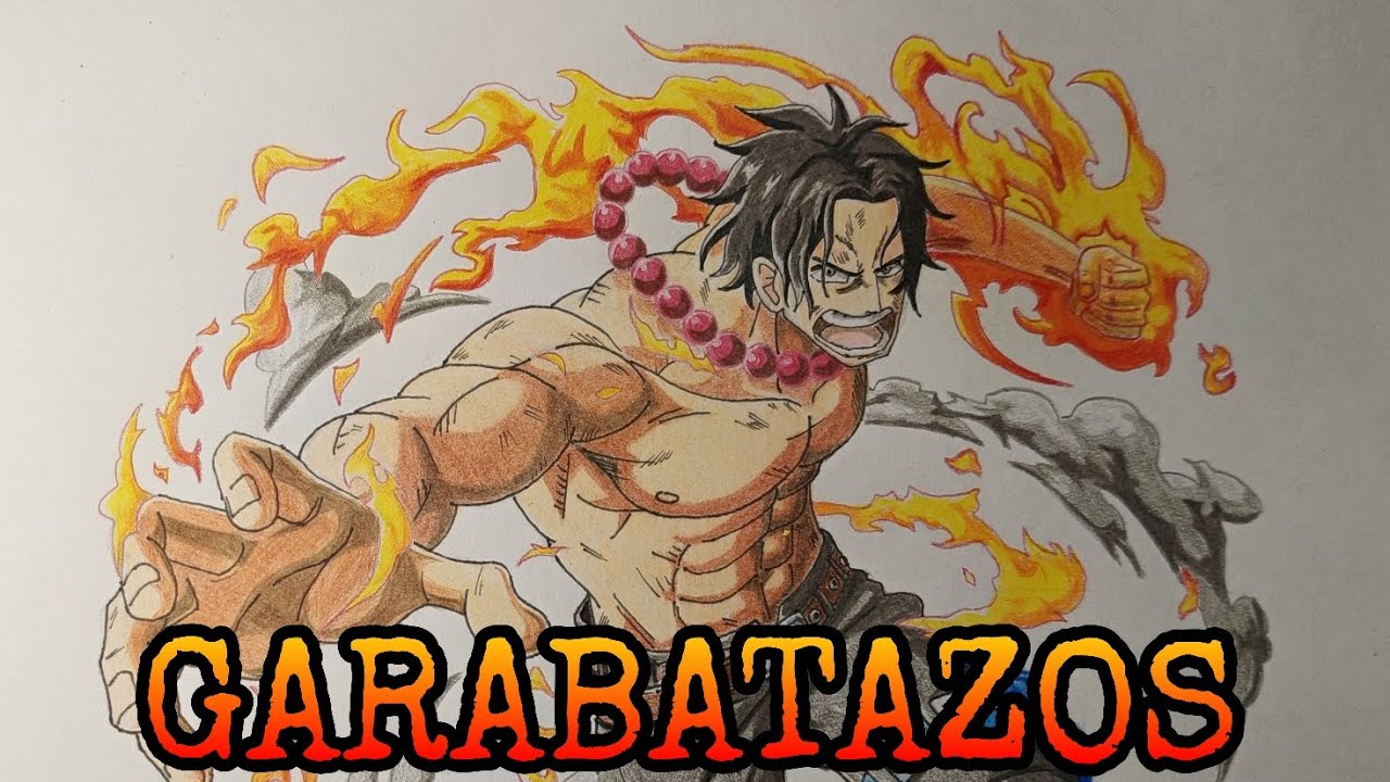 Dibujando a PORTGAS D. ACE (ONE PIECE) / Speed Drawing PORTGAS D. ACE