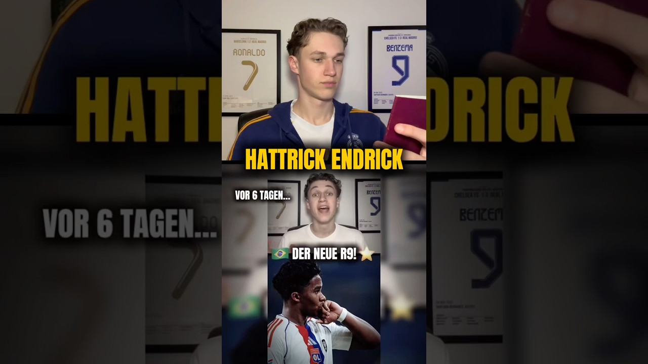 Endrick glänzt erneut bei Lyon und schießt ein Hattrick in der Ligue 1! 