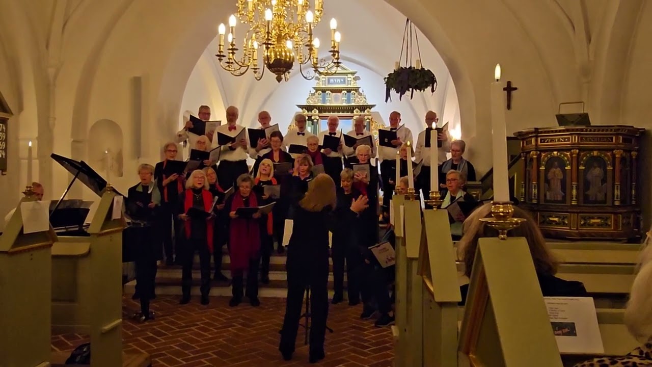 Lyngby Seniorkor julekoncert i Lundtofte Kirke 09.12.23. Dejlig er jorden