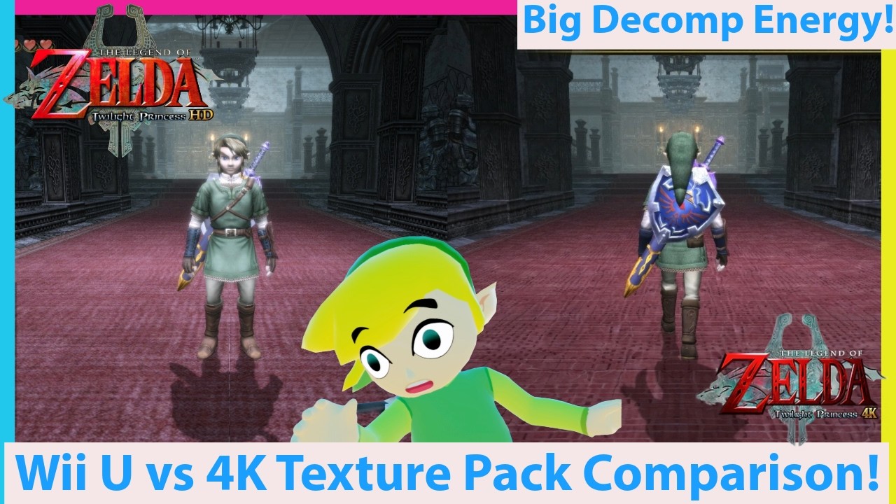 Best Twilight Princess PC Port Texture Pack? Wii U vs Henriko 4K Dusklight