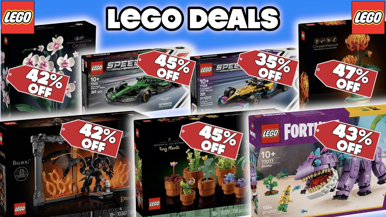 ОГРОМНЫЕ СКИДКИ НА LEGO &mdash; AMAZON ДО 49%! + Анонс новых августовских наборов