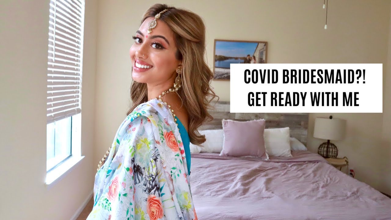 COVID BRIDESMAID VLOG | Get Ready With Me, Outfit & Jewelry | Priya Jani Patel