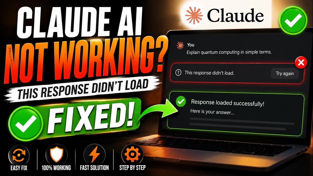 Claude AI не работает? Как исправить ошибку &laquo;This response didn't load&raquo; (2026)