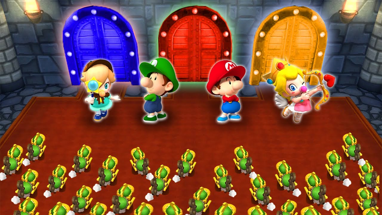【マリオパーティ9】すべてミニゲーム赤ちゃんロゼッタVs赤ちゃんマリオVs赤ちゃんお姫様ピーチVs赤ちゃんルイージ