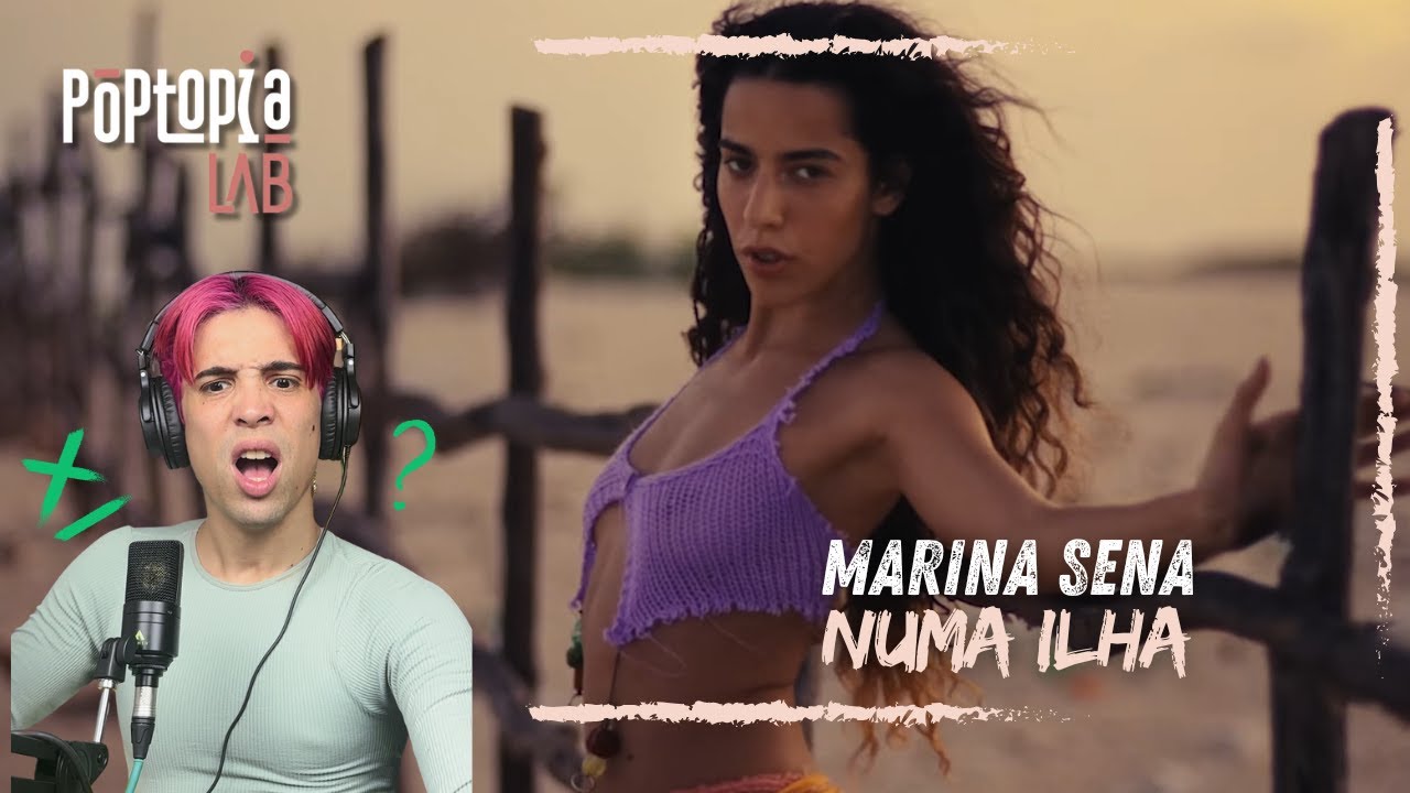 Poptopia Lab: MARINA SENA 'Numa Ilha’ MV Reaction/Reagindo