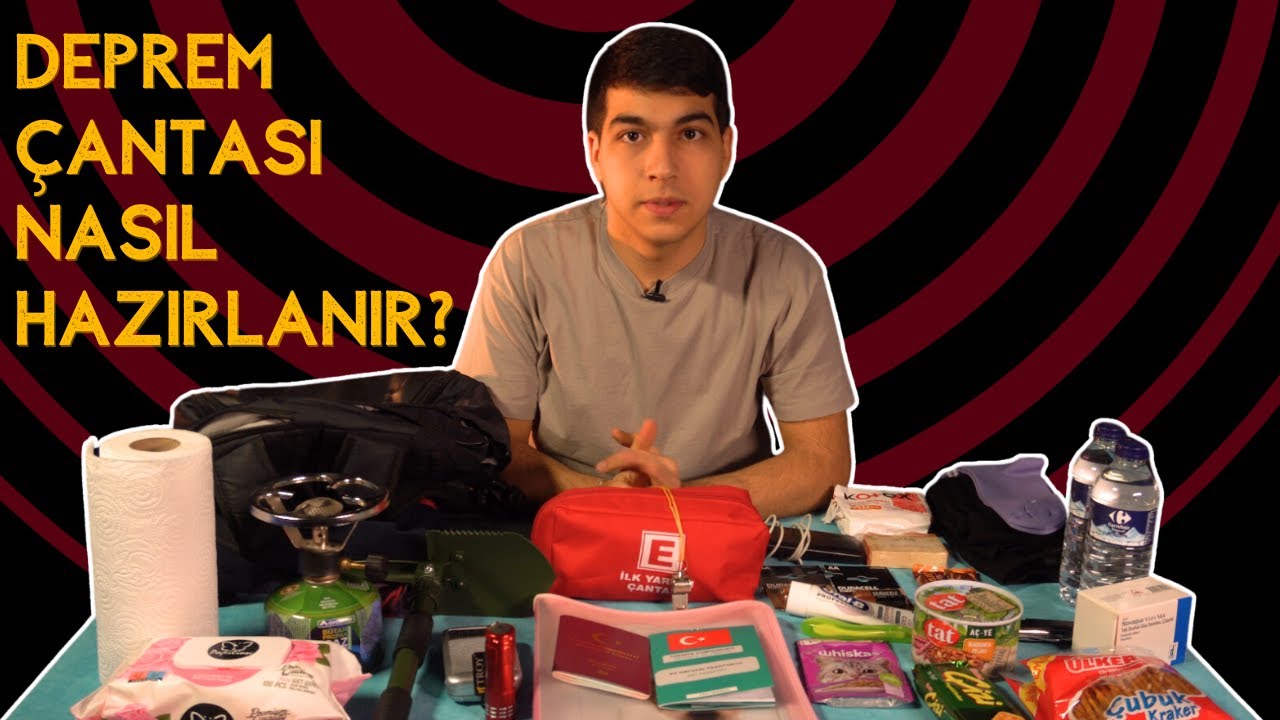 DEPREM ÇANTASINDA BULUNMASI GEREKENLER (PERPA'da ne kadar harcadık?)