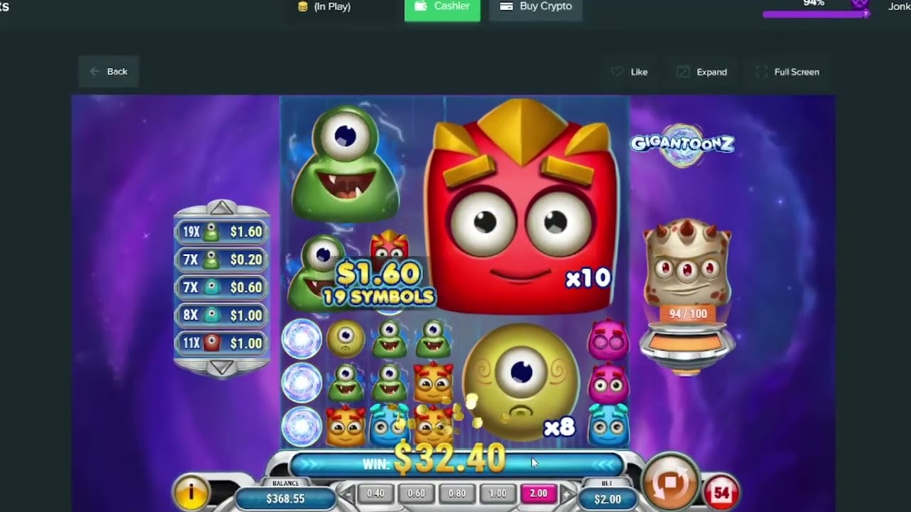 CRAZY BIG WIN ON GIGANTOONZ