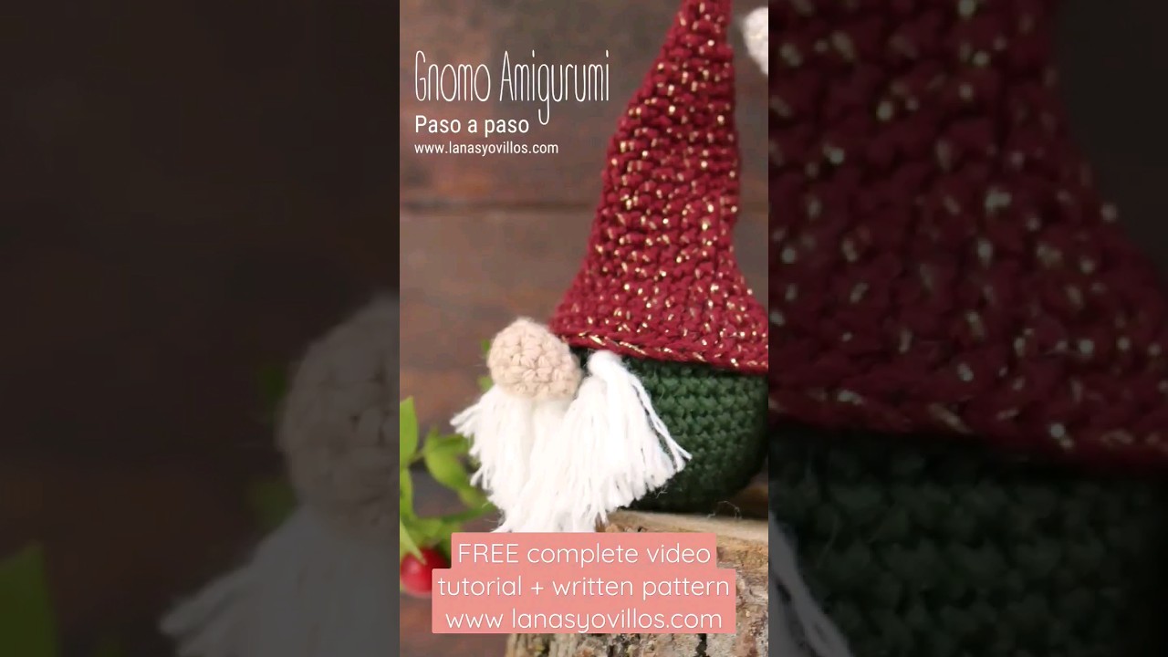 NORDIC GNOME AMIGURUMI FREE STEP BY STEP  