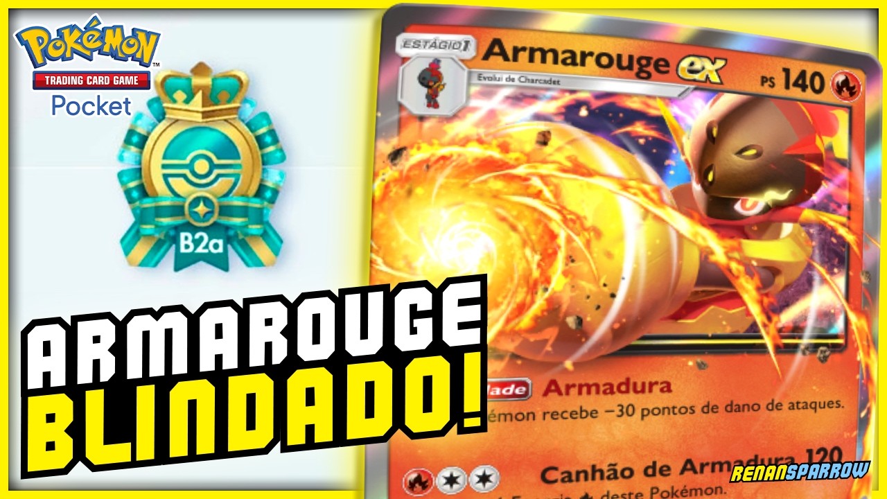 DECK ARMAROUGE É UM TANQUE DE FOGO! 🔥 || Pokémon TCG Pocket #469