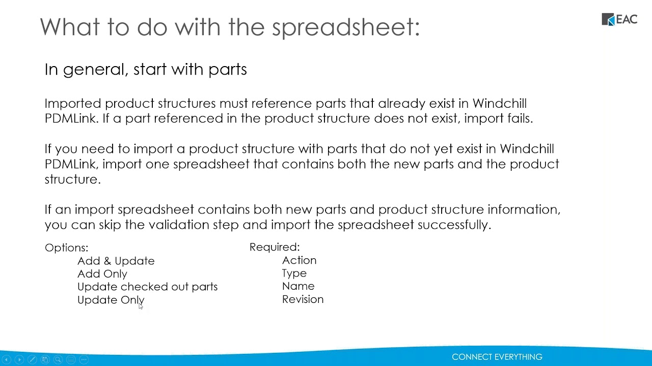 Importing and Exporting Excel Data in Windchill for BoM Management