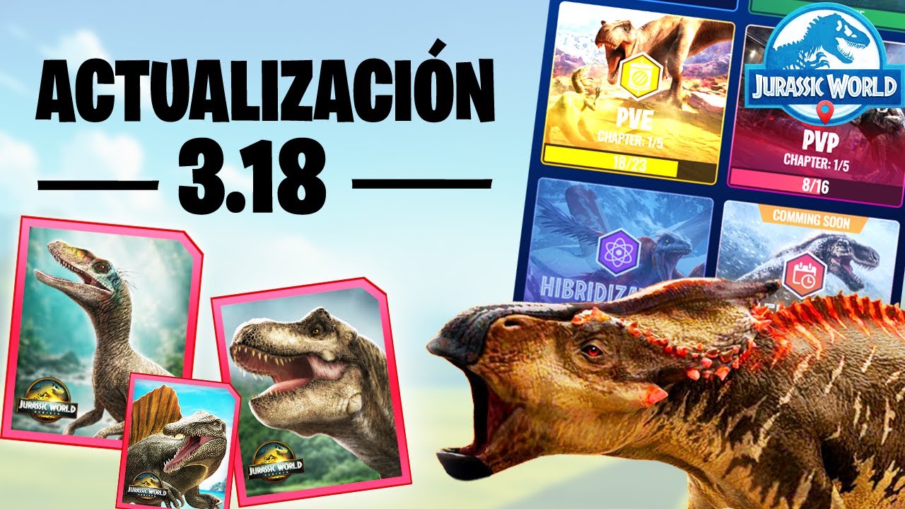 CENTROLOPHUS LUX APEX VELOCIRAPTOR REBIRTH, NUEVO MODO... ACTUALIZACI&Oacute;N 3.18 Jurassic World Alive