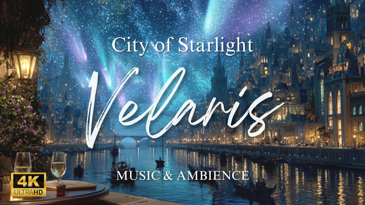 Velaris Night Court Ambience (ACOTAR) | Classical Piano & Fantasy Reading Music | Cozy Study & Relax