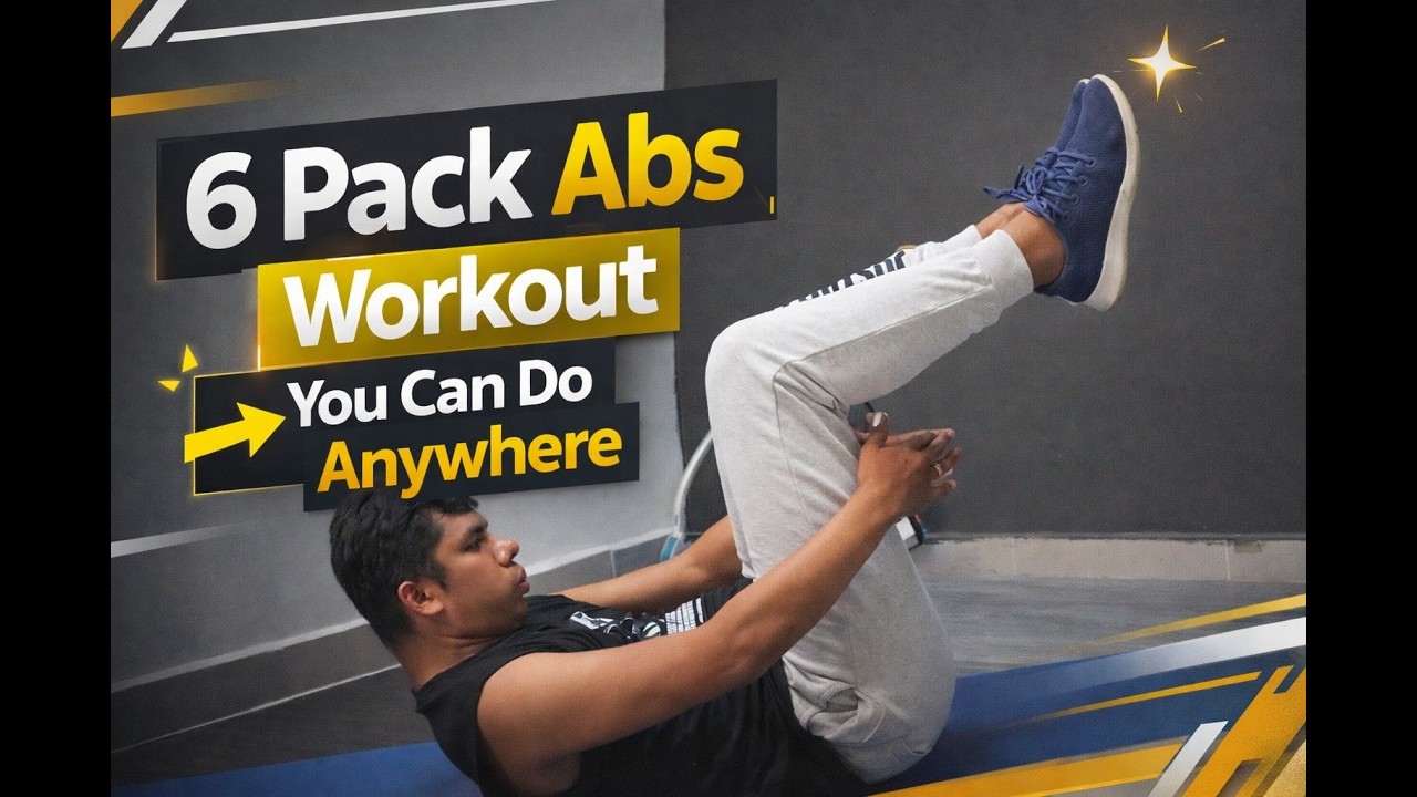 6 Pack Abs Workout You Can Do Anywhere