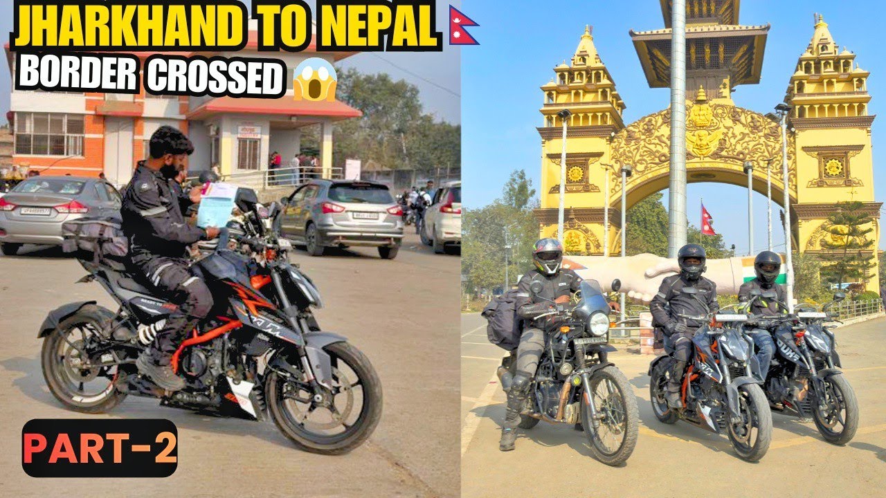 Nepal Border crossed finally 😱 | Jharkhand to Nepal 🇳🇵Ride | part-2