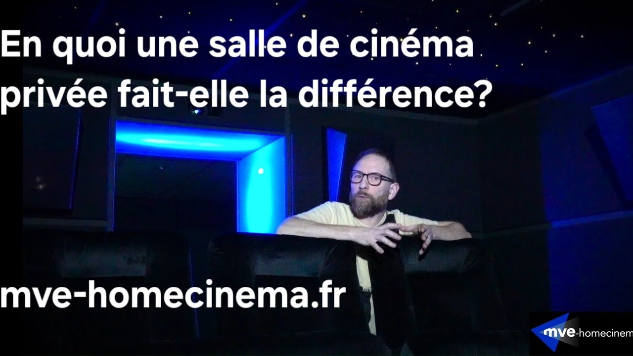 salle dolby atmos, Décoration lumineuse salle de cinéma privée, ambiance personnalisée
