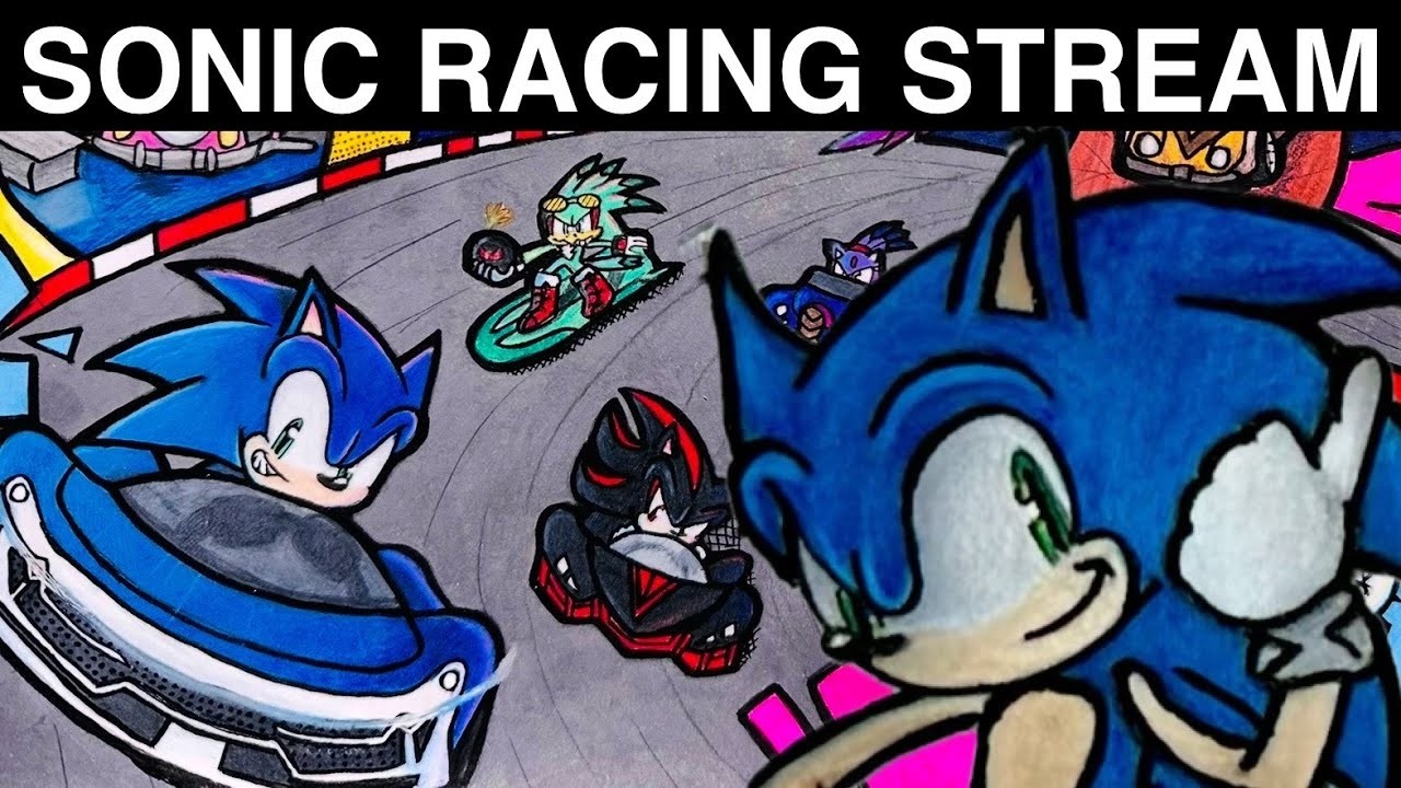 SONIC RACINGGGGGGGG!!! (crossworlds with viewers)