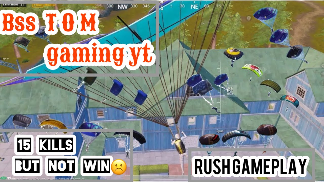 15 kills but not win☹️Rush gameplay 🥵🥵Bss TOM gaming yt#pubgmobile #rushgameplay #15kills #foryou#pu