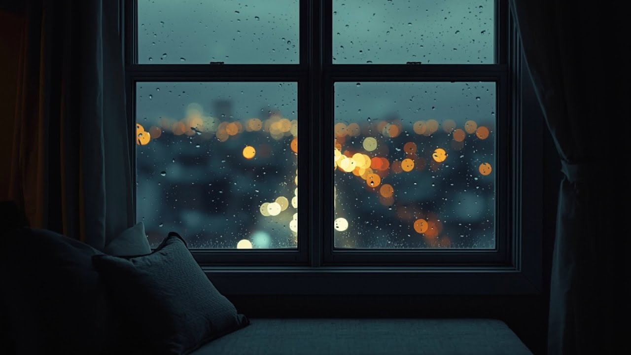 Instant Sleep | Black Screen Rain Sounds at Night