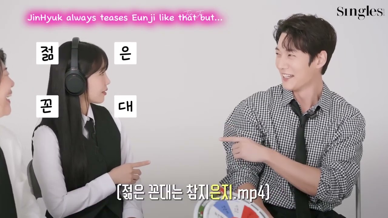 [Engsub] Apink Jeong Eunji and Choi Jinhyuk moments (Miss Night And Day with Singles)
