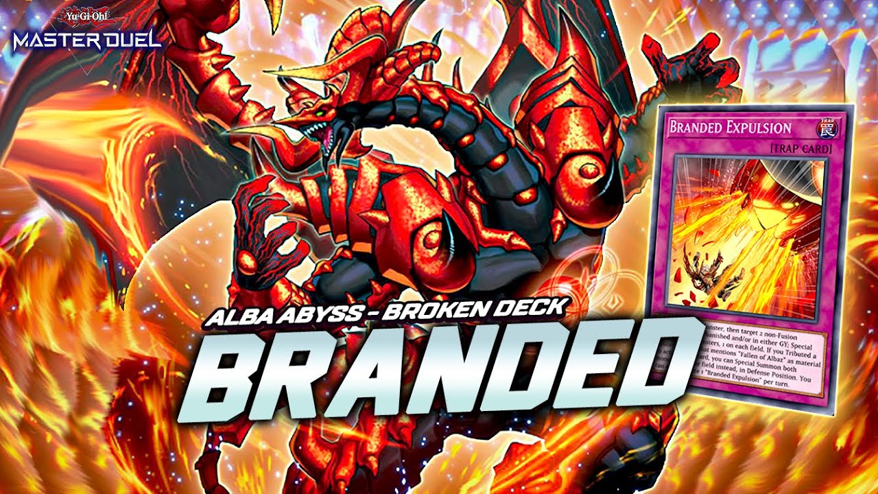 NEW BRANDED FALLEN OF ALBAZ SUPPORT - This Broke The Game!? RIP DRAGON DECK [Master Duel]