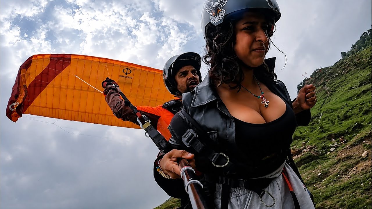 🪂 PARAGLIDING Girl 🤷🏼&zwj;♀️ 3500 rupay me jindagi ka full maza ||  Rishikesh | Tehri Dam
